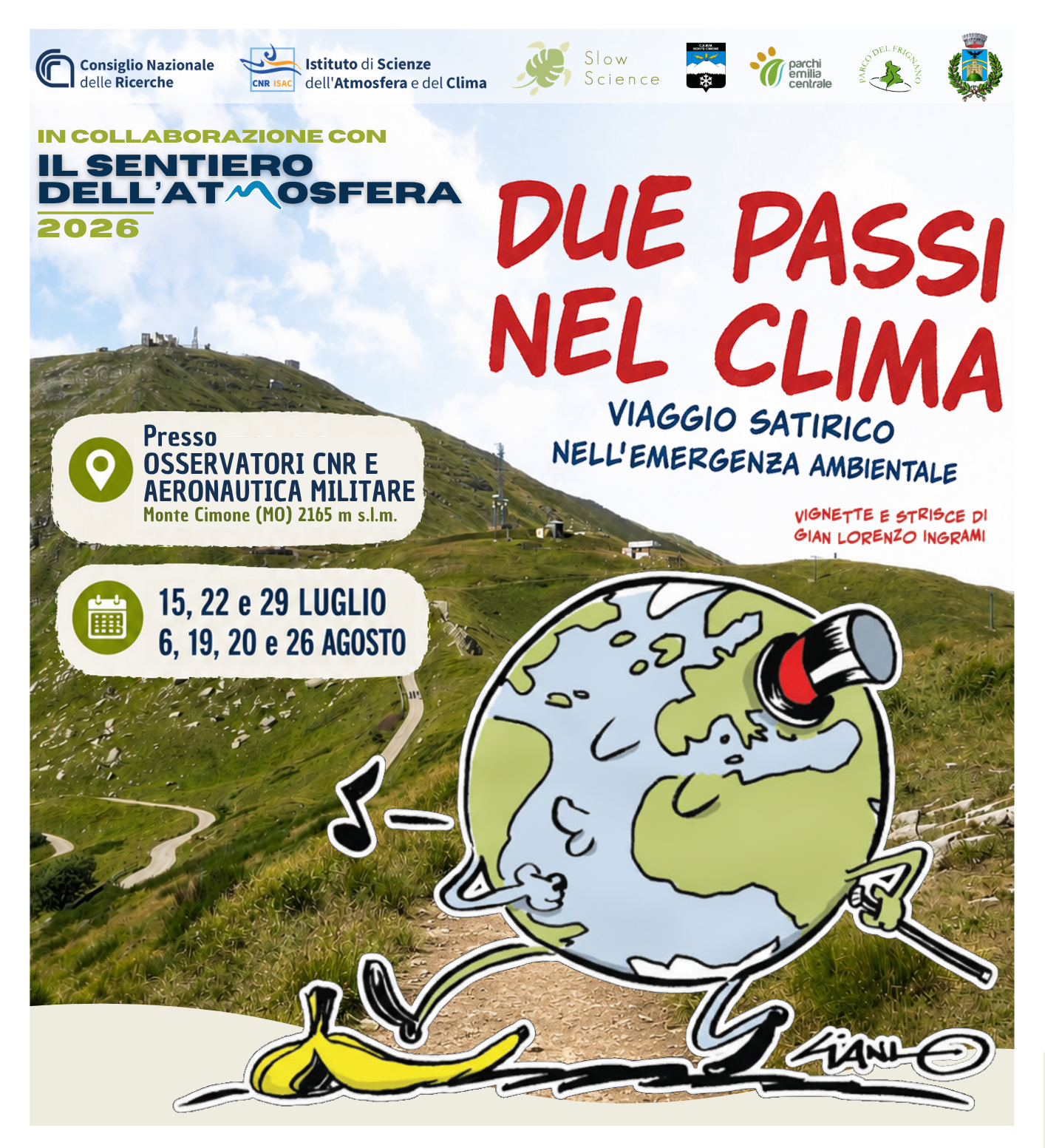Mostra “Due passi nel clima” in collaborazione con Il Sentiero dell’Atmosfera estate 2026